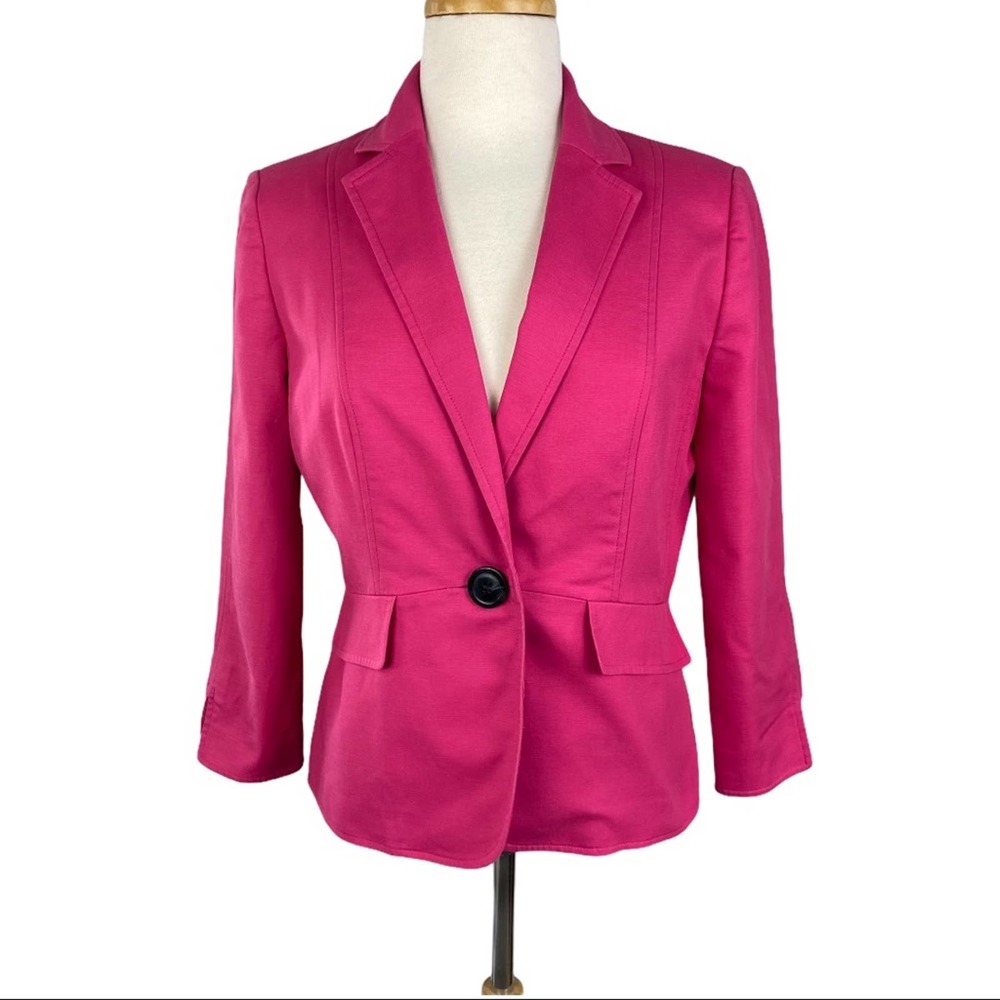 Kasper Pink Jacket With Single Button - image 3